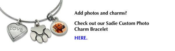 sadie bangle bracelet with charms extra photo charms