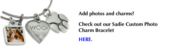 sadie bangle bracelet with charms extra photo charm