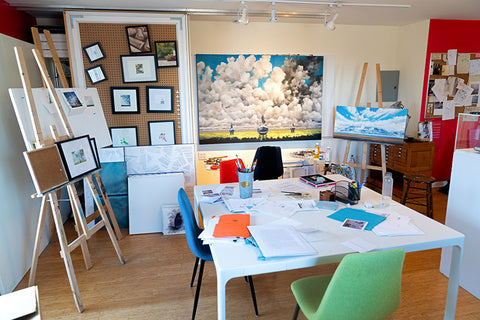 Christopher Webb's studio