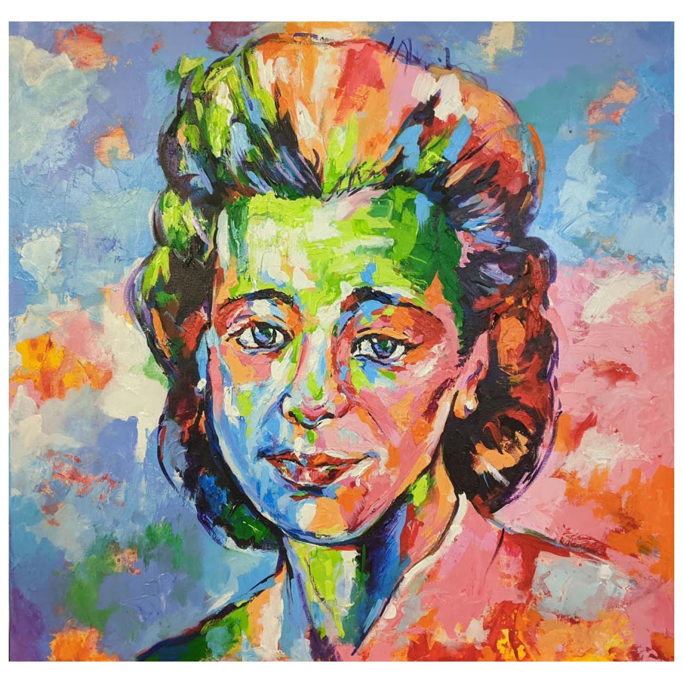 Boma Nnaji painting of Viola Desmond