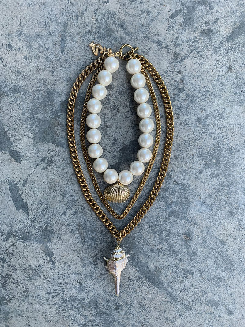 Bermuda Gold Layered Necklace