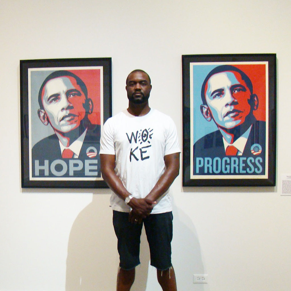 Shepard Fairey Hope and Progress