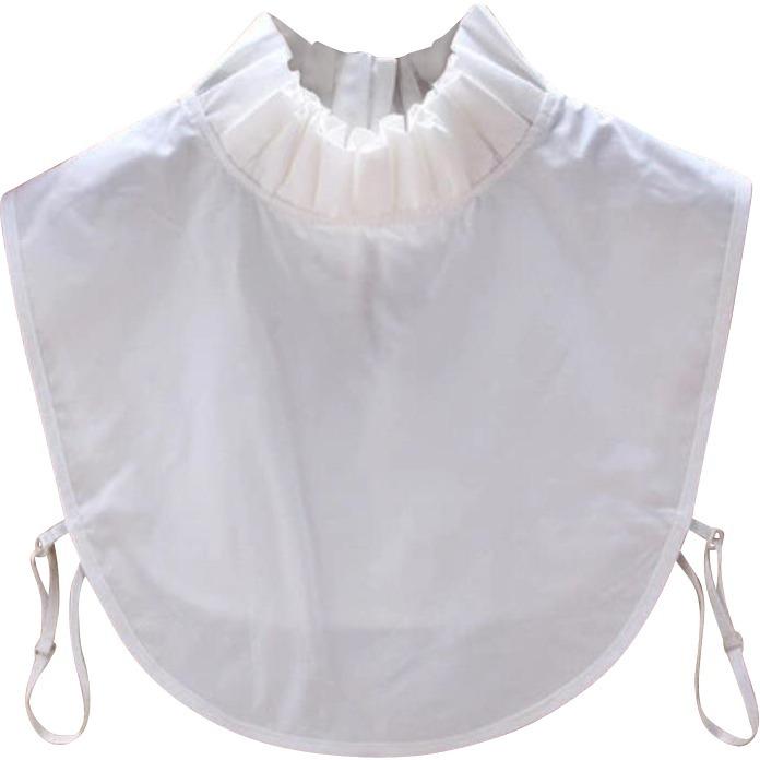 Pie Crust Detachable Faux Off White Collar