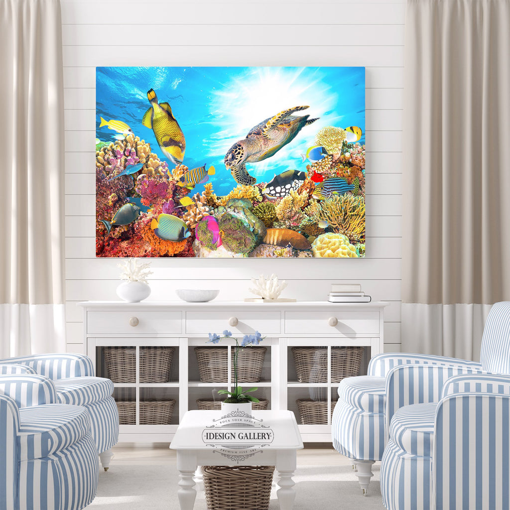 Underseas for My Wall Please, Canvas Wall Aquarium – iDesign Gallery