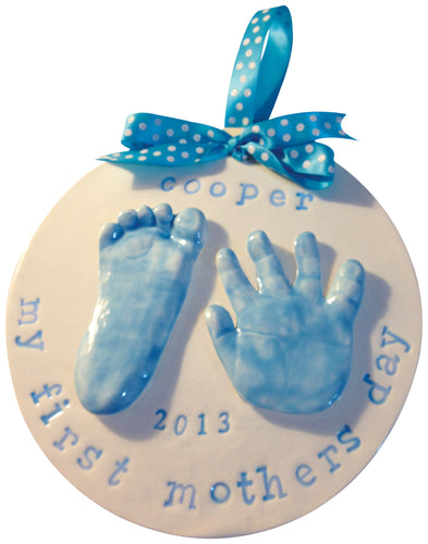 Sibling Custom Clay 3D Handprints Keepsake – Memories In Clay