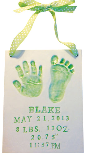 Baby Clay Hand/Footprint Kit  Keepsake Frame – Poshinate Kiddos