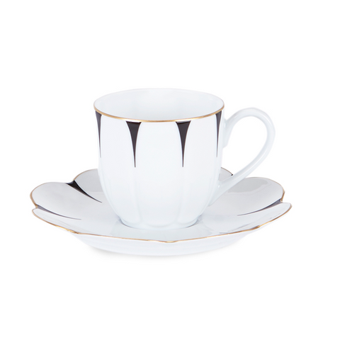 Cubi Mix' espresso cup and saucer, set of six by La DoubleJ, Tea And  Coffee