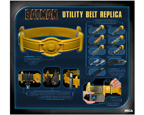 INTERNATIONAL ONLY) Batman (1989 film) – Utility Belt Prop Replica Bu – NECA