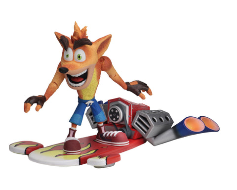 crash bandicoot deluxe figure with jet board