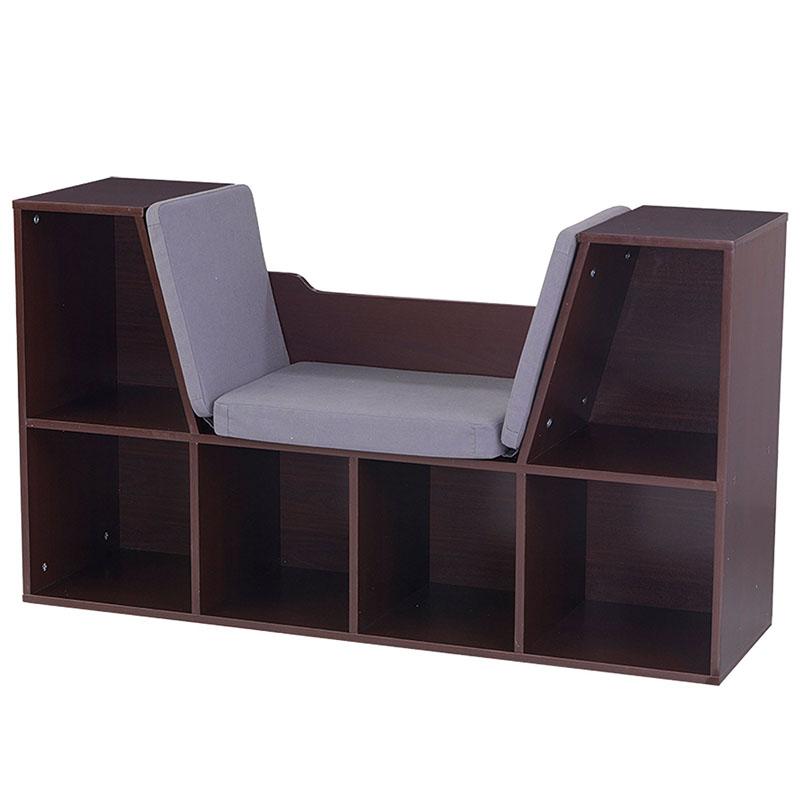 Kidkraft 14231 Bookcase With Reading Nook - Espresso