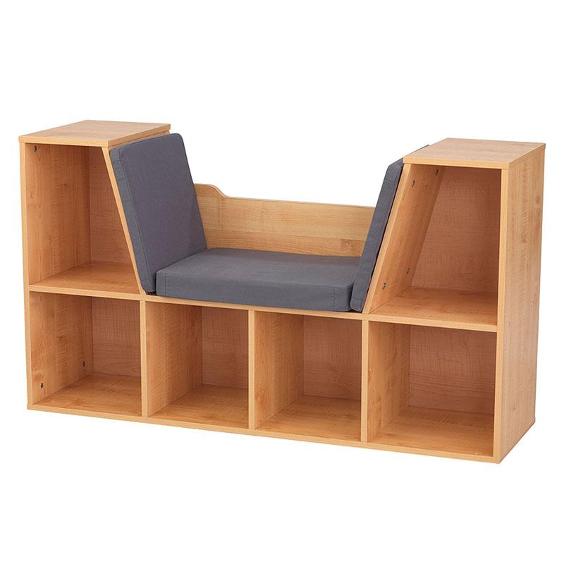 Kidkraft 14232 Bookcase With Reading Nook - Natural