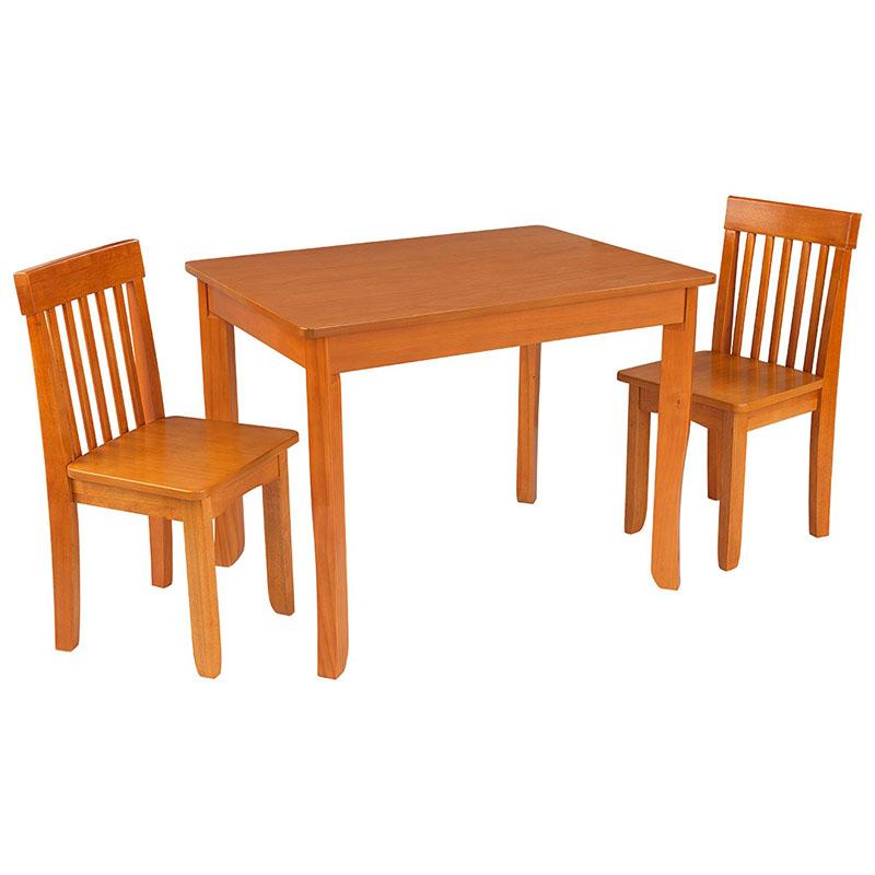 Kidkraft 26638 Avalon Table Ii & 2 Chair Set - Honey
