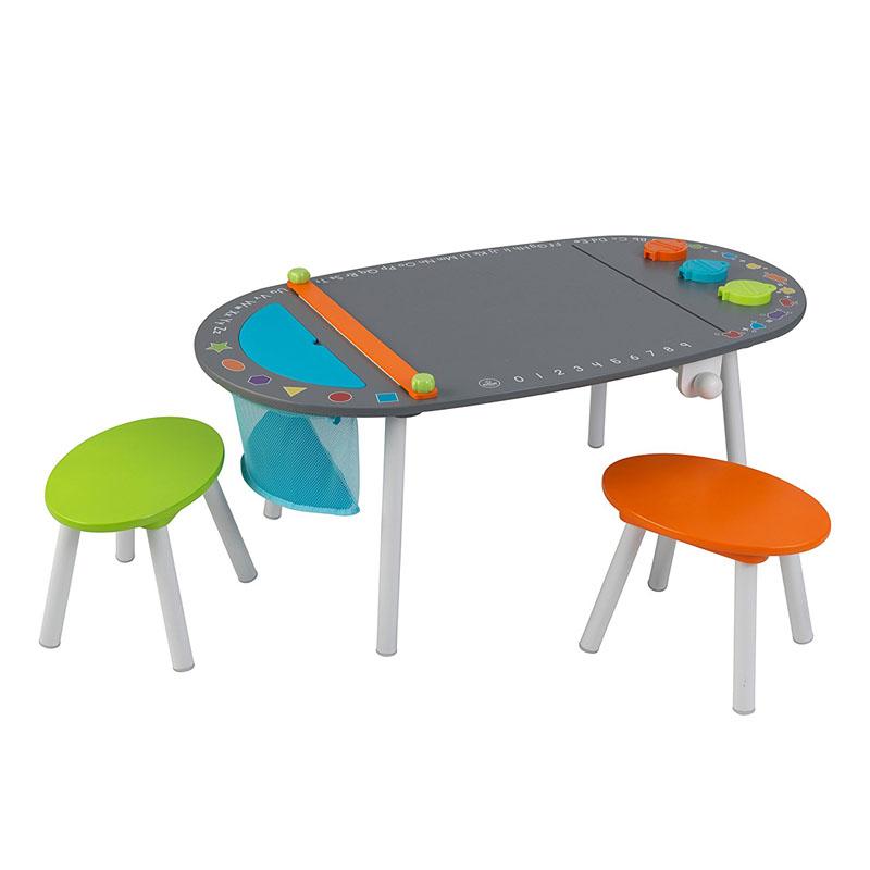 Chalkboard Art Table With Stools - Default