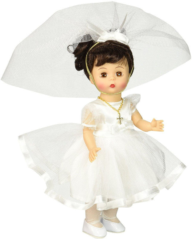 Madame Alexander My First Communion 8" Brunette/medium Skin Tone Doll