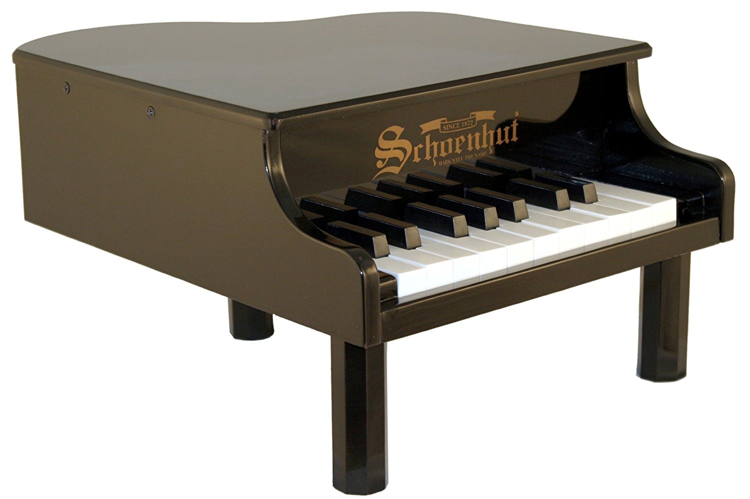 Schoenhut 18 Key Mini Grand Child Piano Black 189b