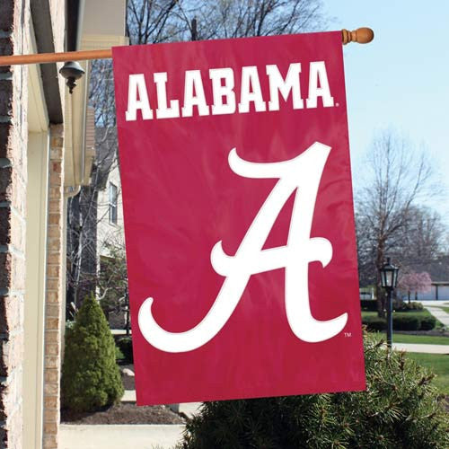 The Party Animal, Inc. Afal Alabama Crimson Tide Appliqué Banner Flag