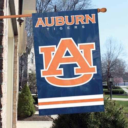 The Party Animal, Inc. Afau Auburn Tigers Appliqué Banner Flag