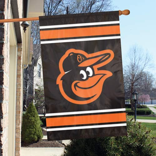The Party Animal, Inc. Afbal Baltimore Orioles Appliqué Banner Flag