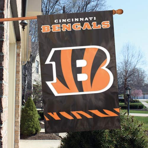 The Party Animal, Inc. Afbe Cincinnati Bengals Appliqué Banner Flag
