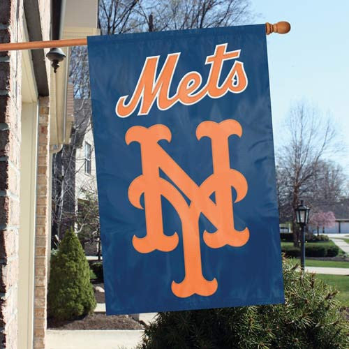 The Party Animal, Inc. Afnym New York Mets Appliqué Banner Flag