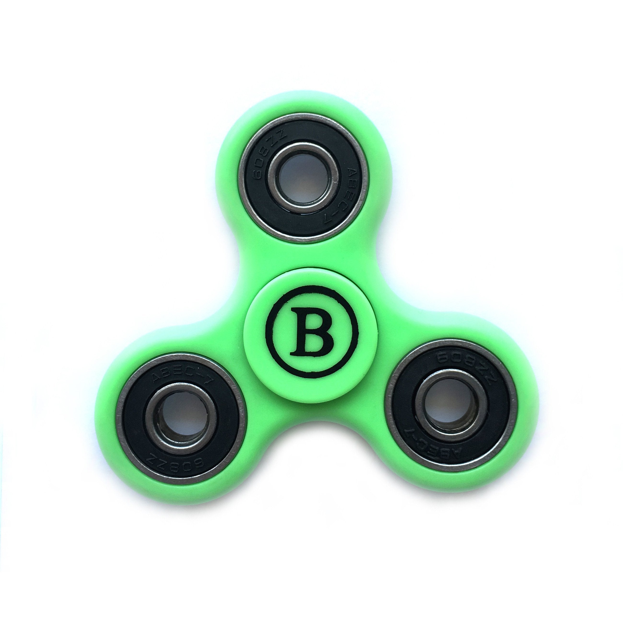 Fidget Hand Spinner High Speed Steel Bearing, Adhd Focus Anxiety Relief Toy - Green - Default