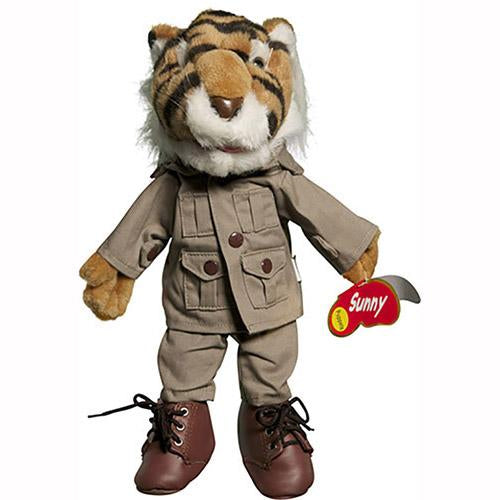Sunny Toys 14" Tiger In Safari Outfit
