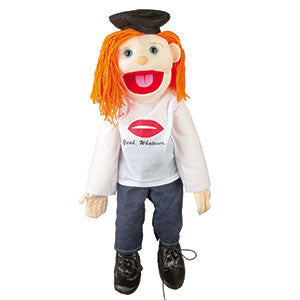 28" Yeah Whatever! Girl Puppet