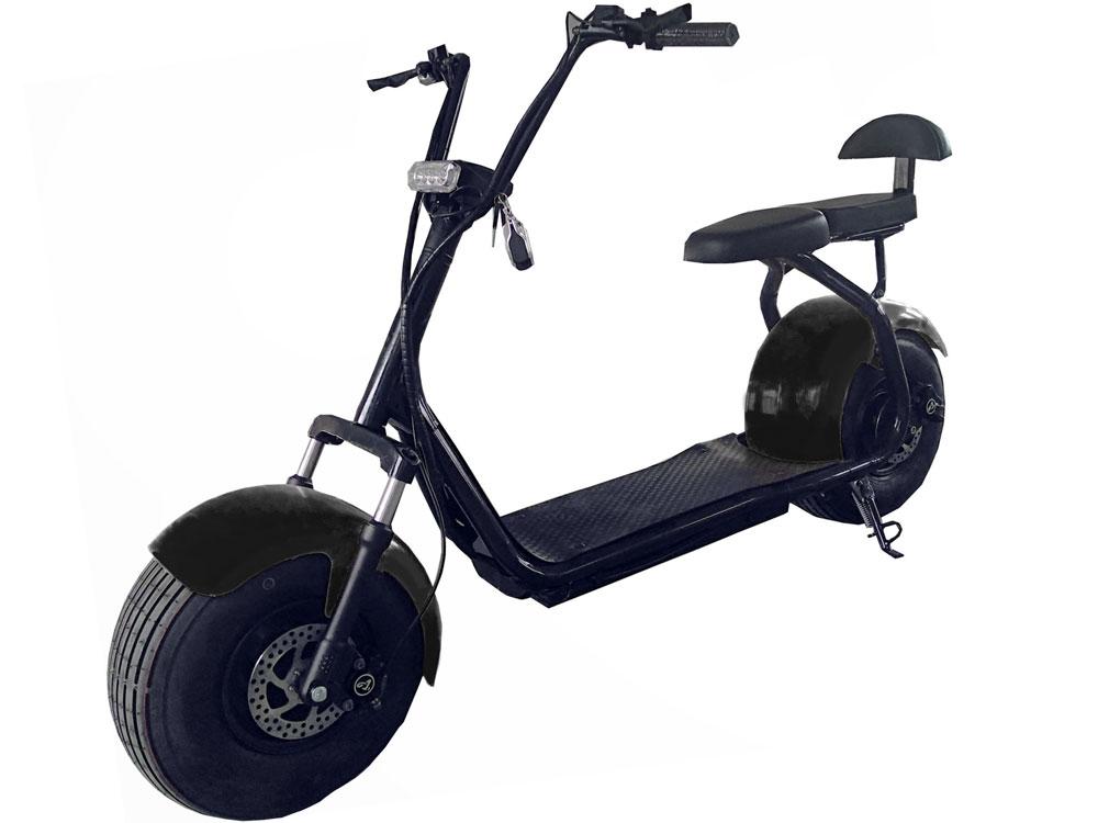 Mototec Mt-commuter-1000-black Commuter 1000w Lithium Electric Scooter Black