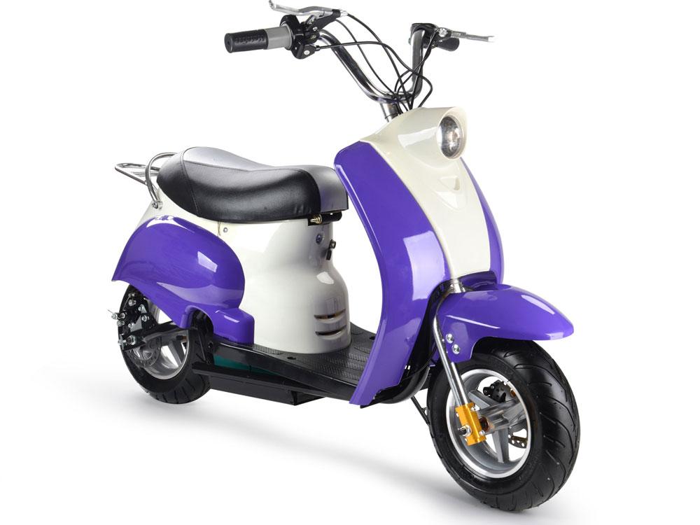 Mototec Mt-em-purple Electric Moped Purple 24v