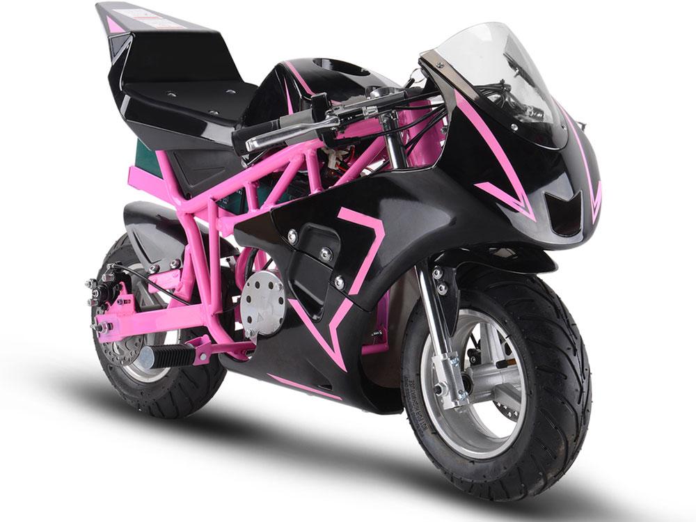 Mototec Mt-elec-gp-pink Electric Pocket Bike Gp 36v 500w Pink