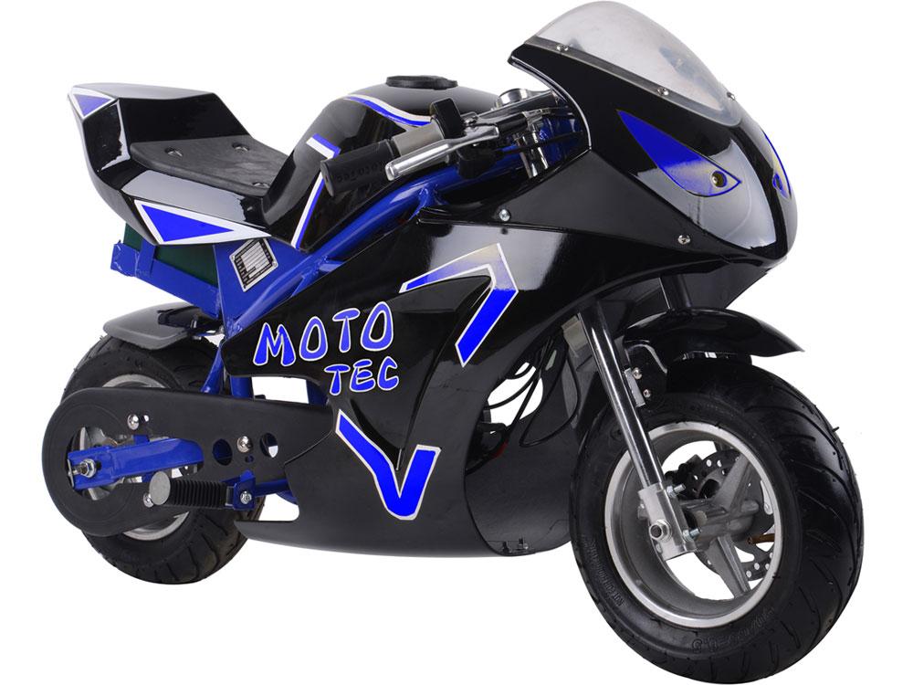 Mototec Mt-elec-gt-blue Electric Pocket Bike Gt 36v 500w Blue