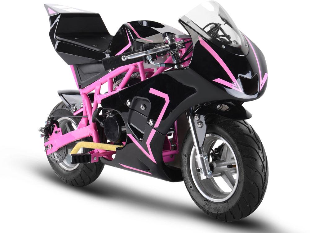 Mototec Mt-gas-gp-pink Gas Pocket Bike Gp 33cc 2-stroke Pink