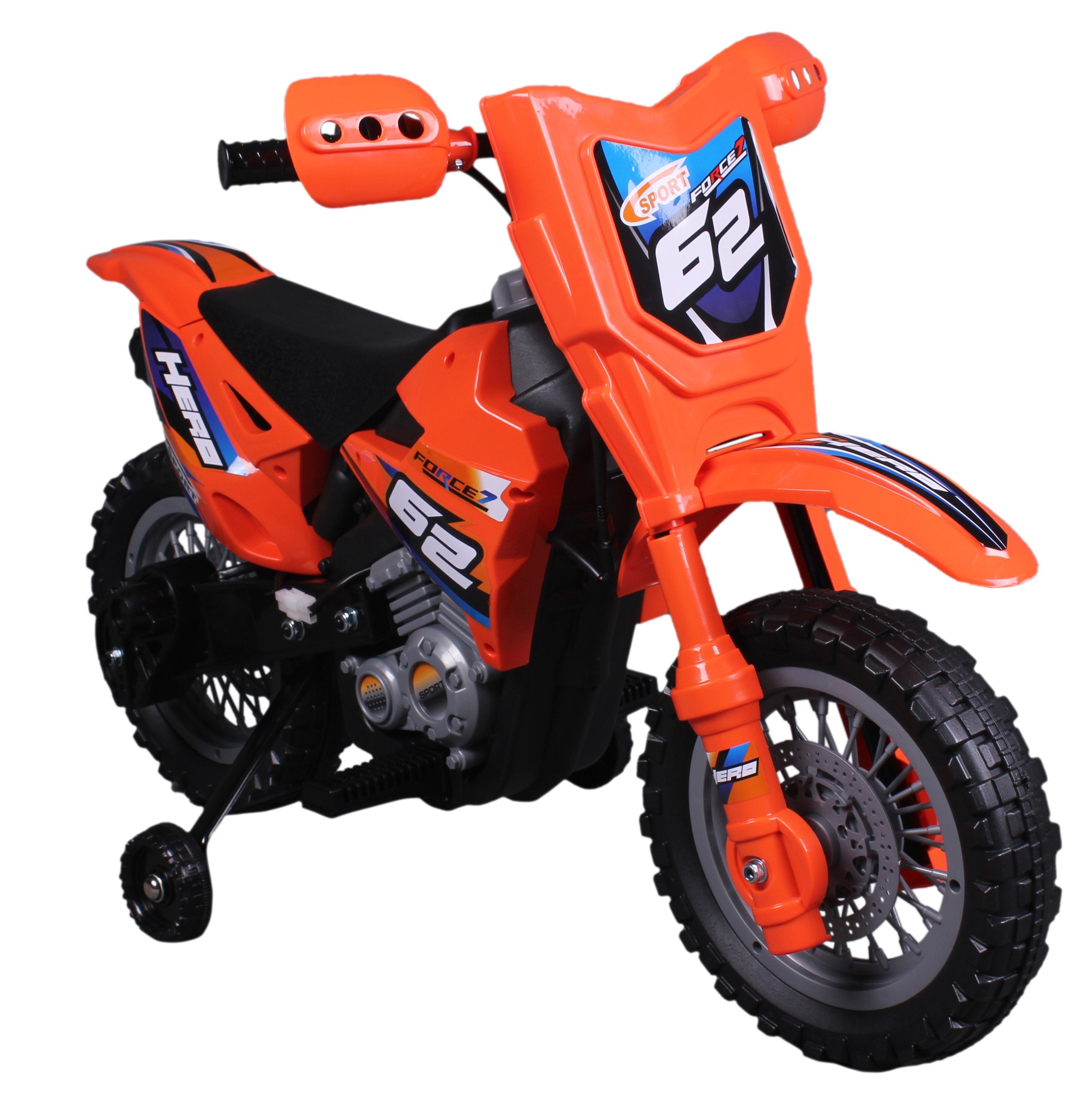 Vroom Rider Vr098 Battery Operated 6v Dirt Bike (orange) - Default