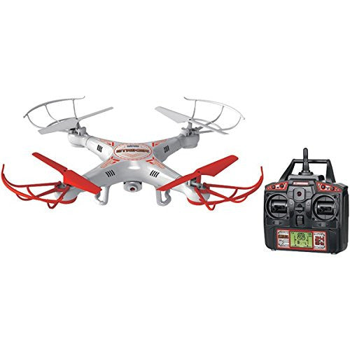 World Tech Toys 2.4 Ghz 4.5 Channel Striker Spy Drone Picture & Video Remote Control Quadcopter