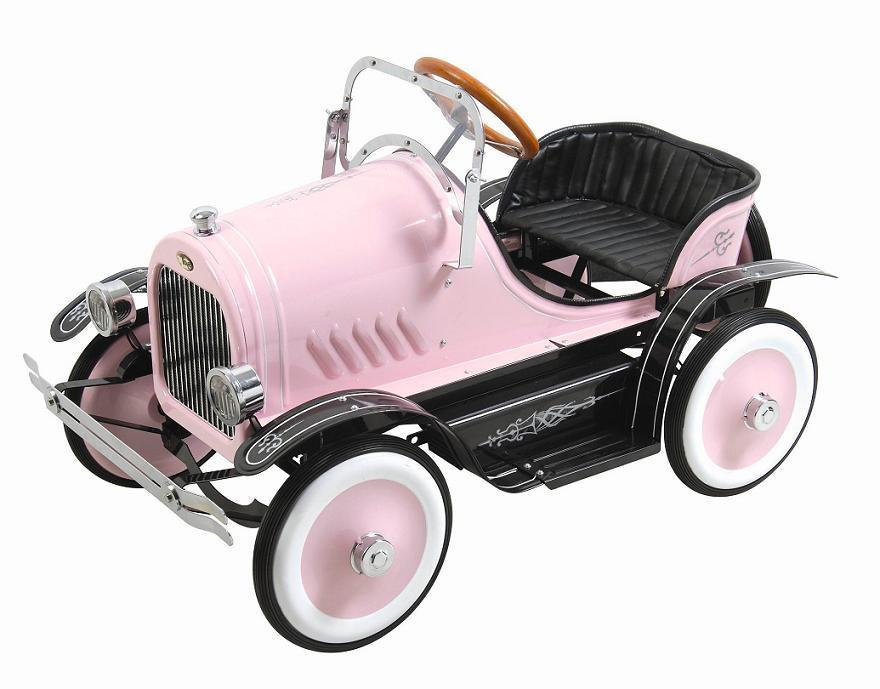 Dexton Dx-20136 Deluxe Pink Roadster Pedal Car
