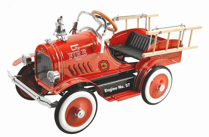 Dexton Dx-20233 Deluxe Fire Truck Pedal Car