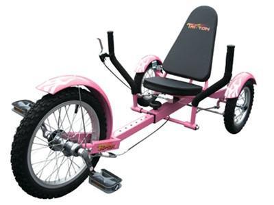 Triton Mobo 16" Three-wheeled Cruiser Pink