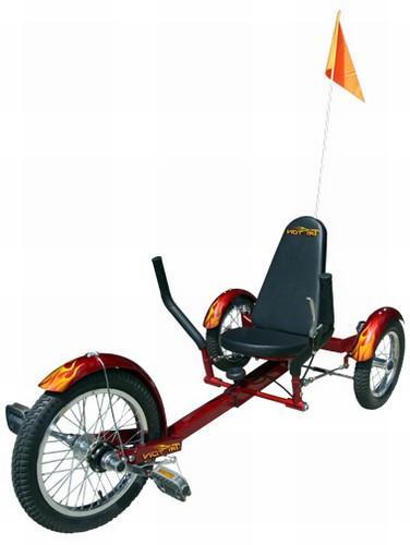 Triton Mobo 16" Three-wheeled Cruiser Red