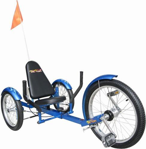 Triton Mobo Pro 20" Three Wheeled Cruiser Blue