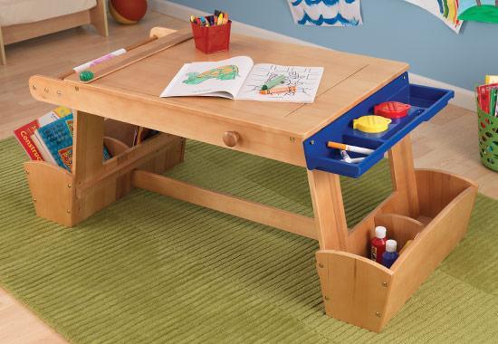 Kidkraft 26954 Art Table With Drying Rack And Storage
