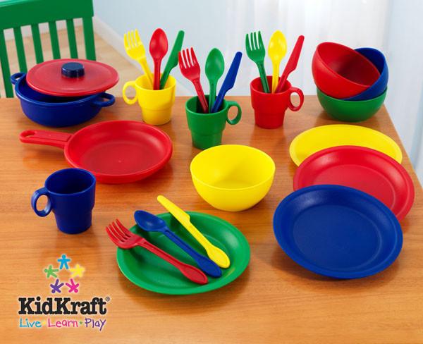 Kidkraft 27 Piece Cookware Playset - Primary 63127