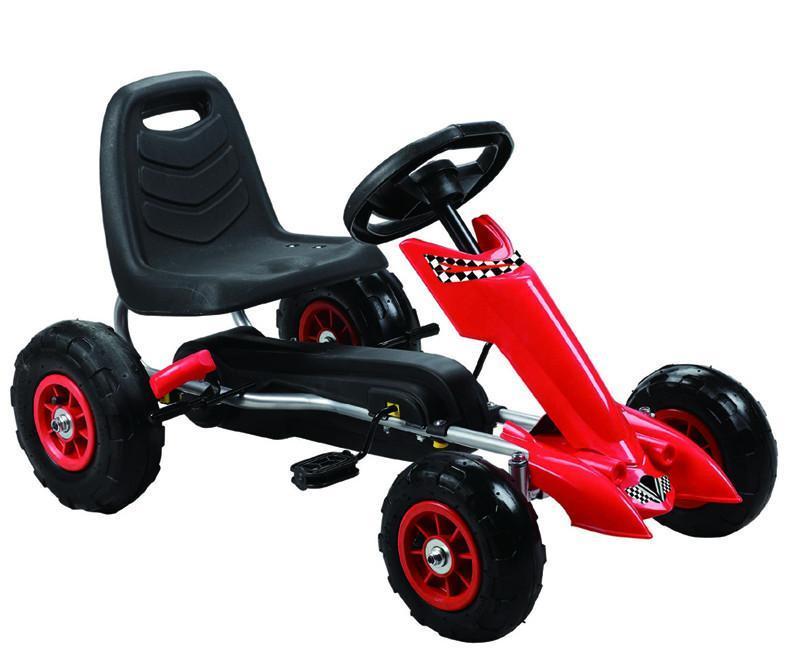 Vroom Rider Vrpk06-red Zoom Pedal Go-kart W/ Pneumatic Tire - Red - Default