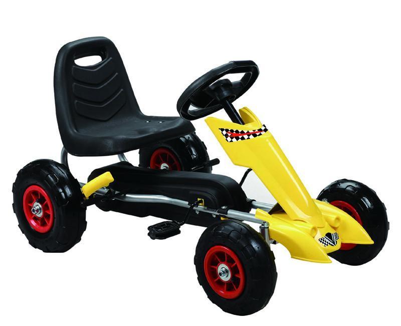 Vroom Rider Vrpk06-yel Zoom Pedal Go-kart W/ Pneumatic Tire - Yellow - Default