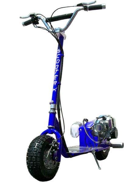 Scooterx Dirt Dog 49cc Blue Gas Scooter