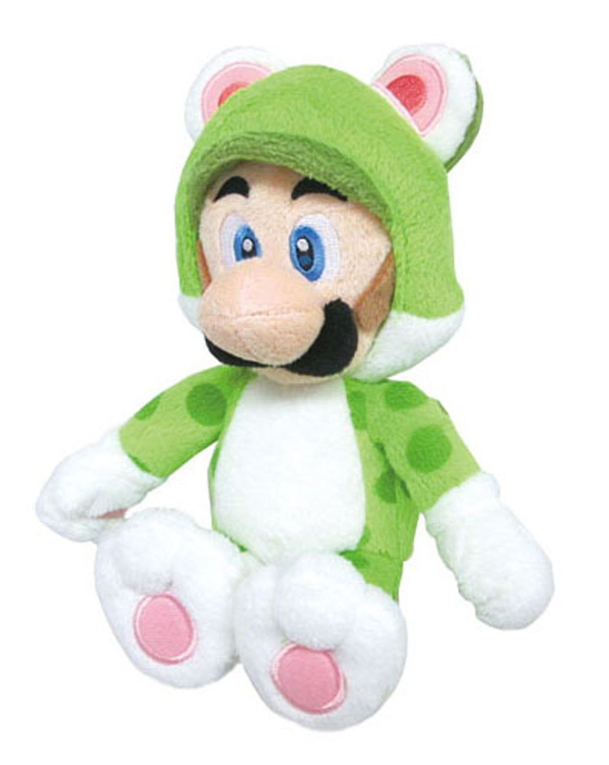 Nintendo Official Super Mario Neko Cat Luigi Plush, 10"