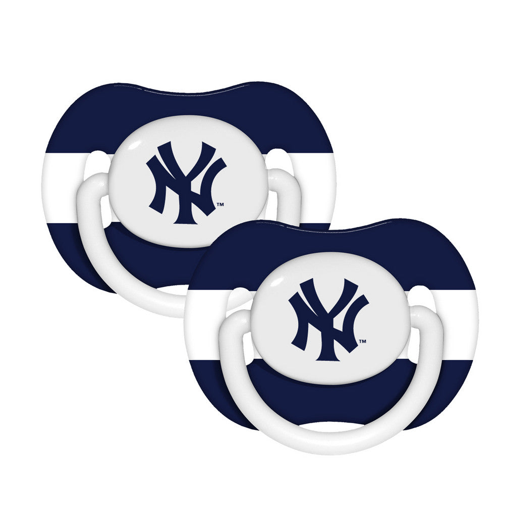 2 Pack Pacifiers New York Yankees