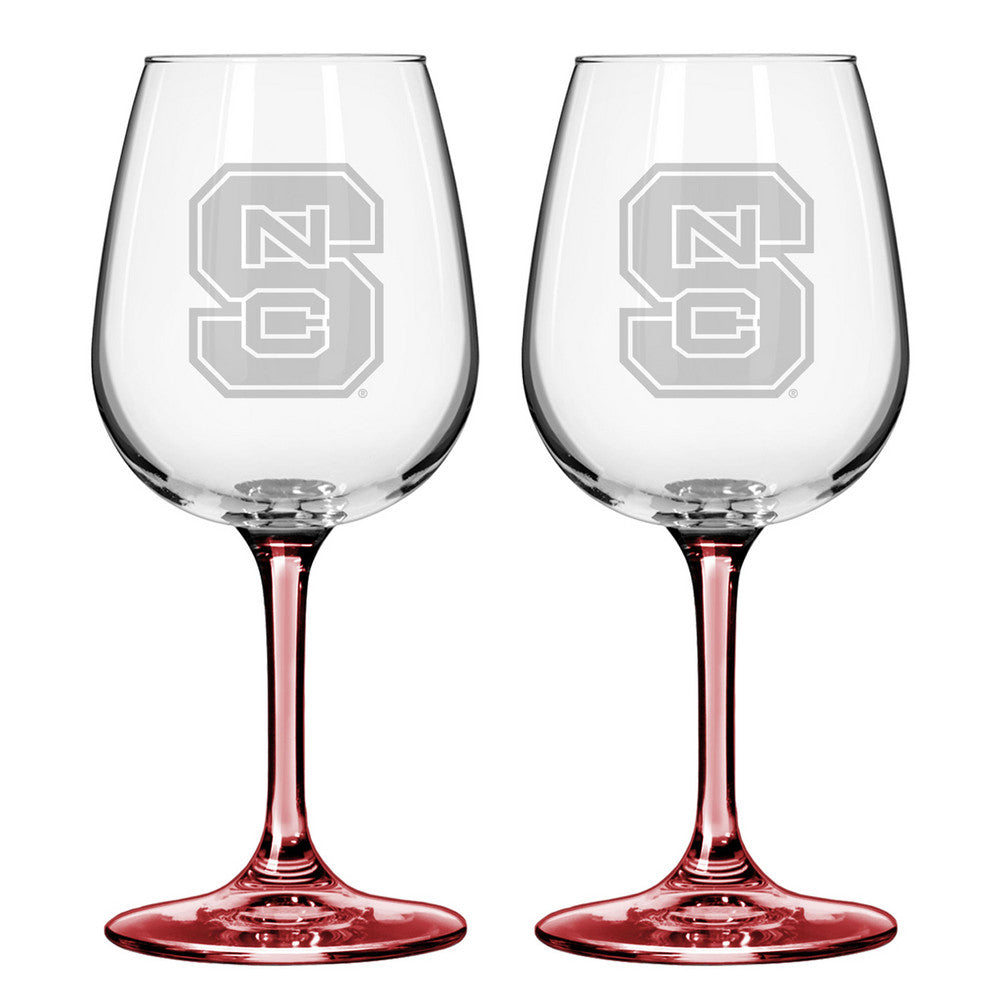 12Oz NcaaNc St 2Pk Wine Set