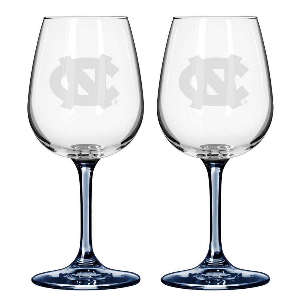 12Oz NcaaN Carolina 2Pk Wine Set