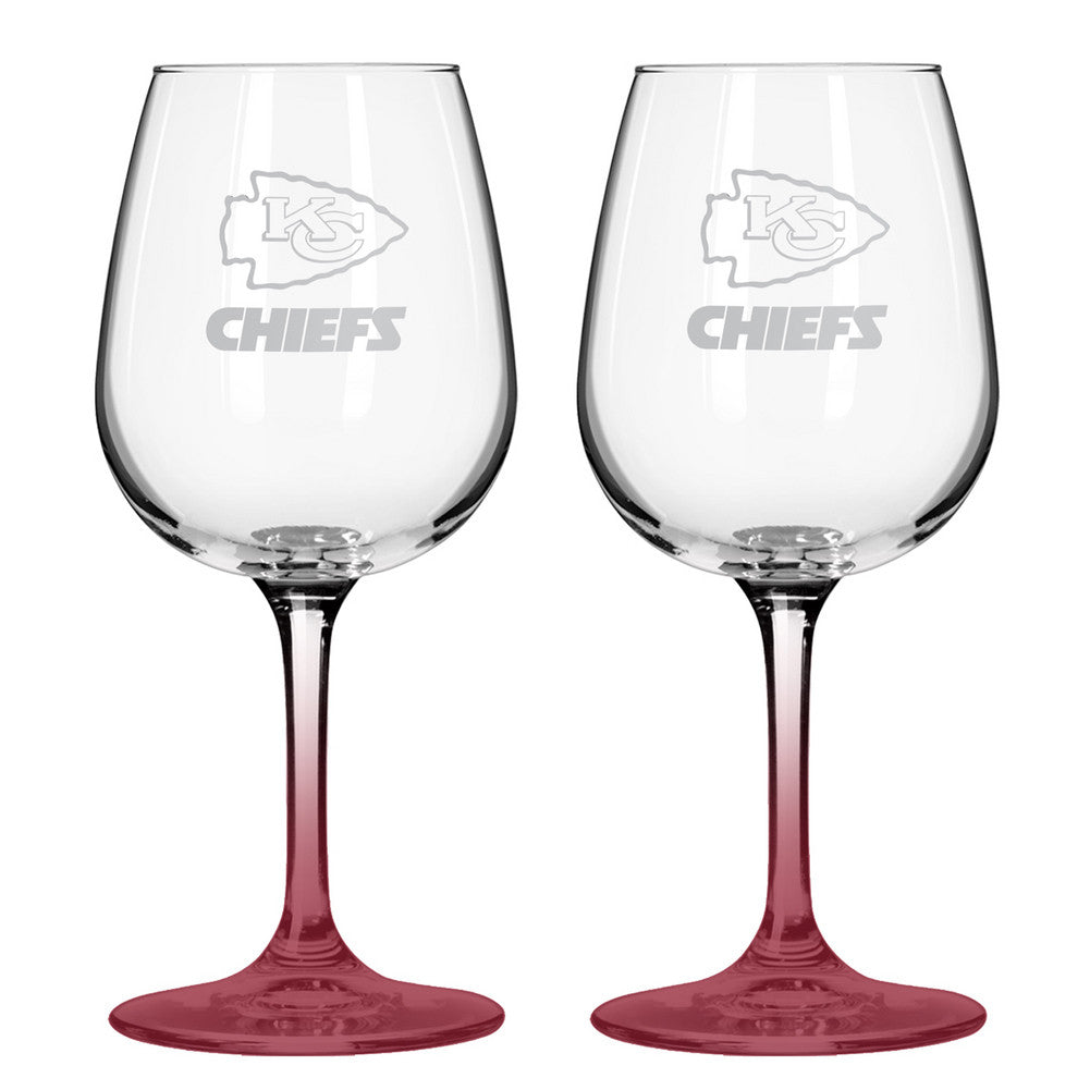 12Oz NflChiefs 2Pk Wine