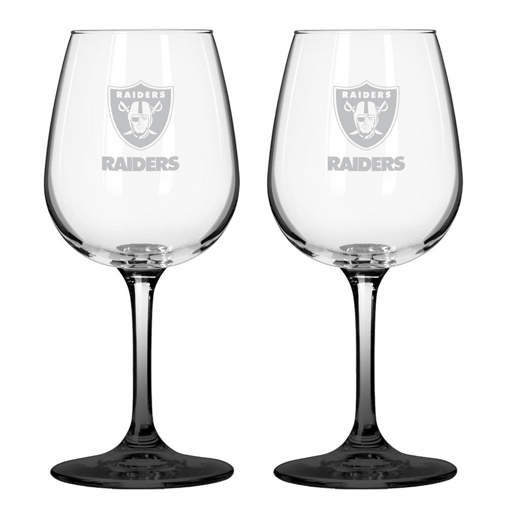 12Oz NflRaiders 2Pk Wine